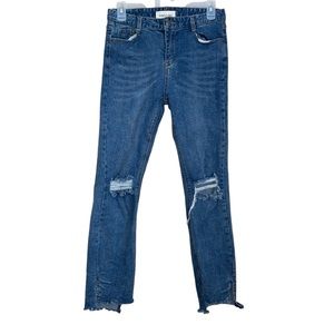 FIREFLY-ABC Women’s Skinny High Rise Distressed Jeans